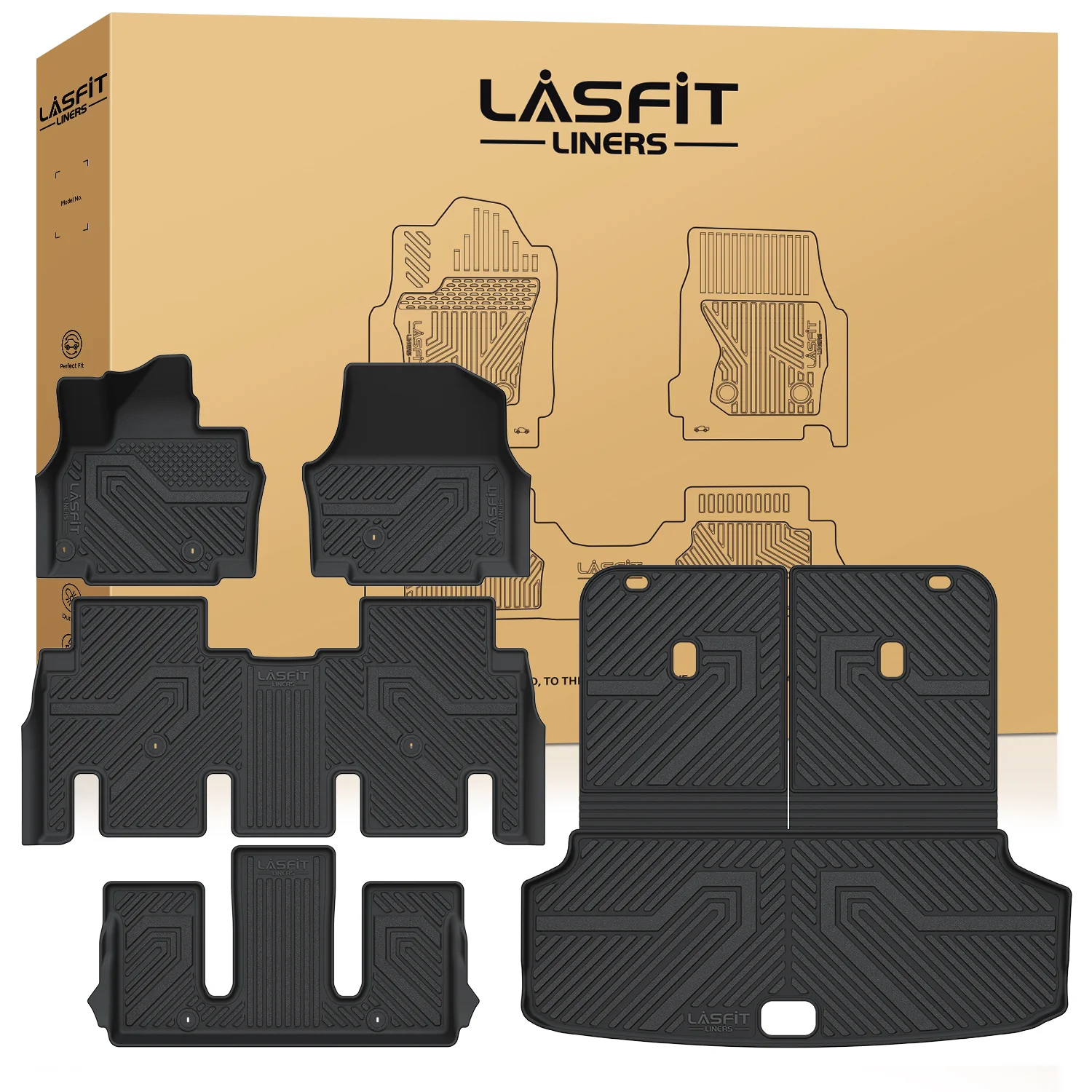 Fit for 2024-2026 Kia EV9 Floor Mats or Seatback & Cargo Mat - Image 8