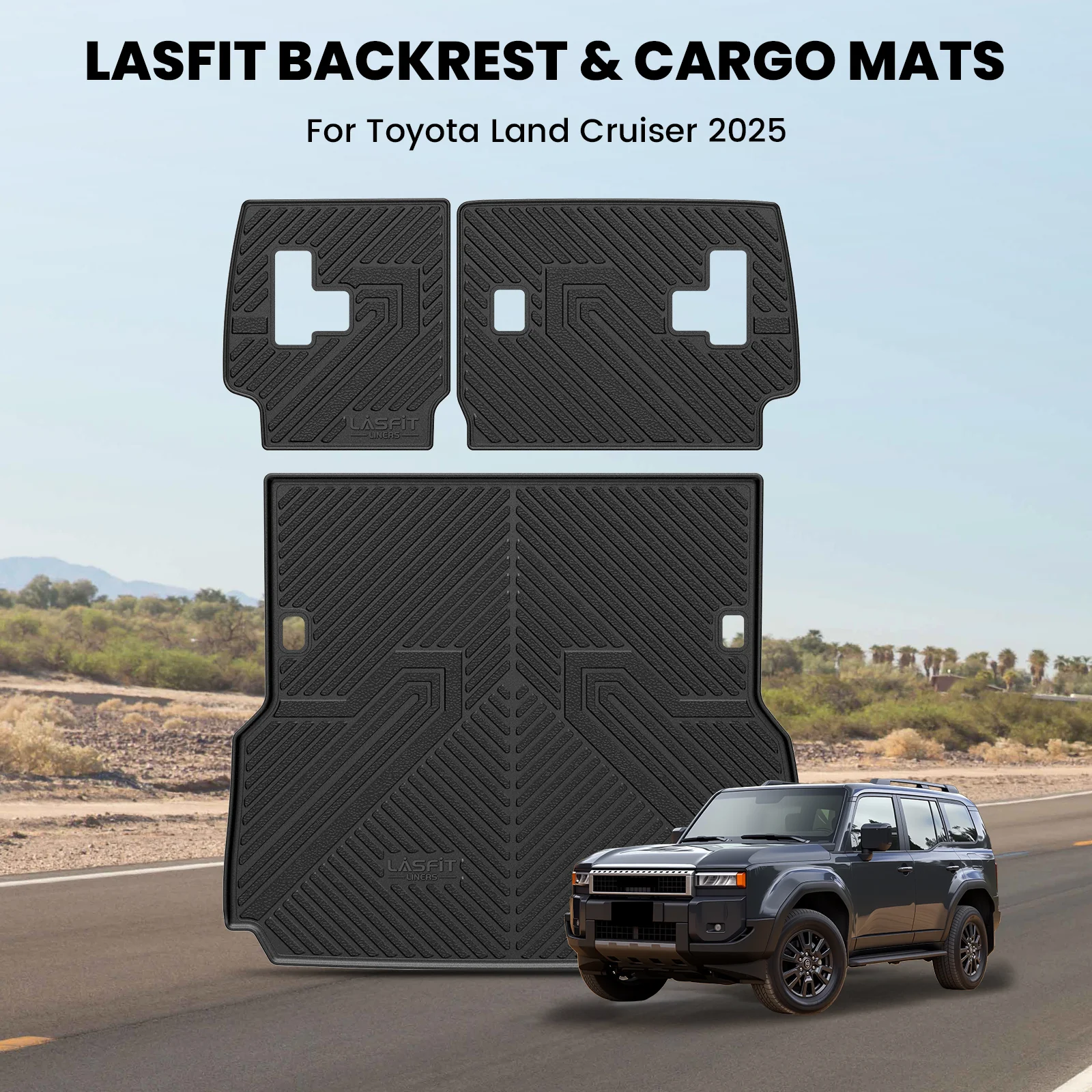 Fit for 2024-2026 Toyota Land Cruiser Floor Mats or Seatback & Cargo Mat - Image 25