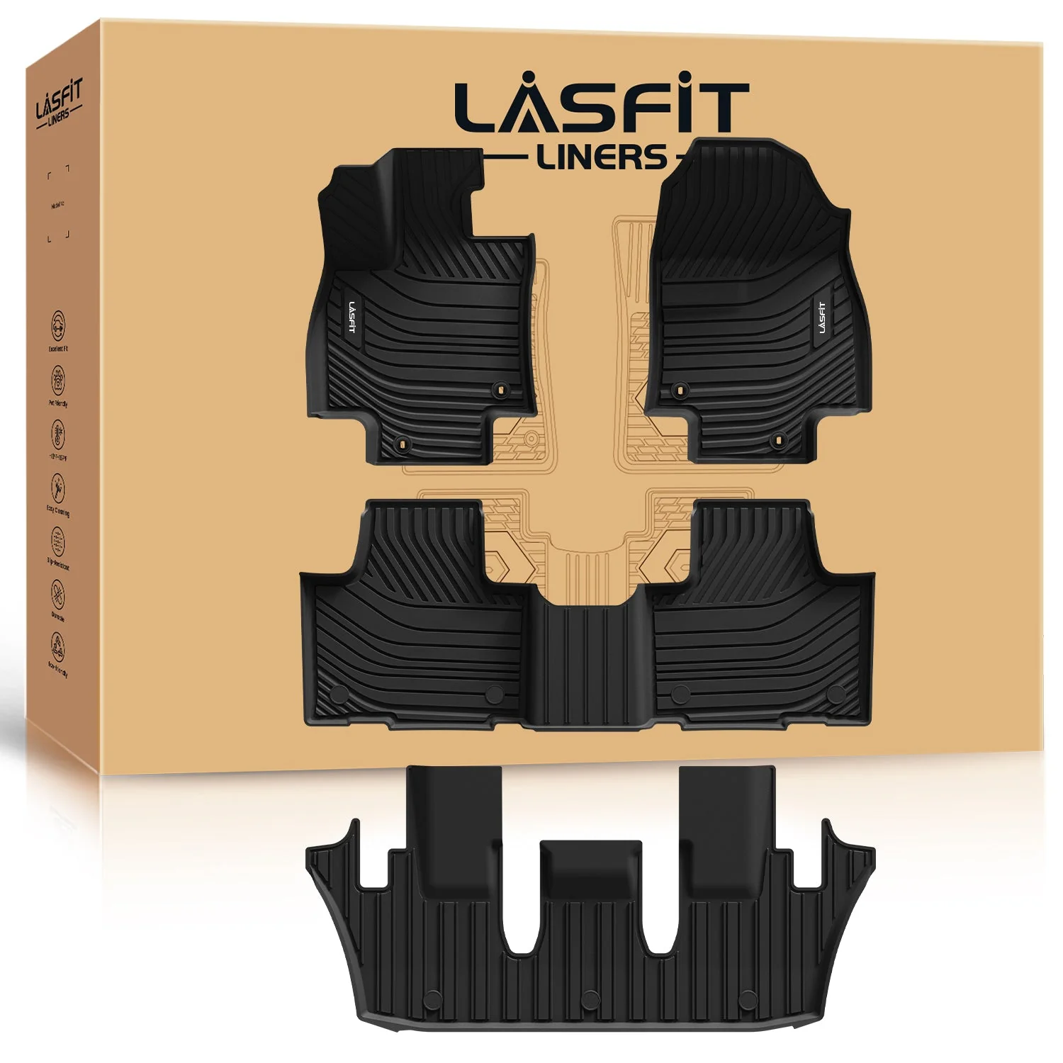 Fit for 2024-2026 Lexus TX Floor Mats - Image 9