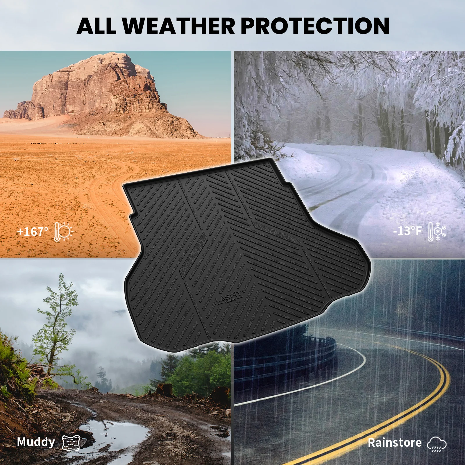 Fit for 2025-2026 Kia K4 Floor Mats or Cargo Mat, Not Fit LX Model - Image 13