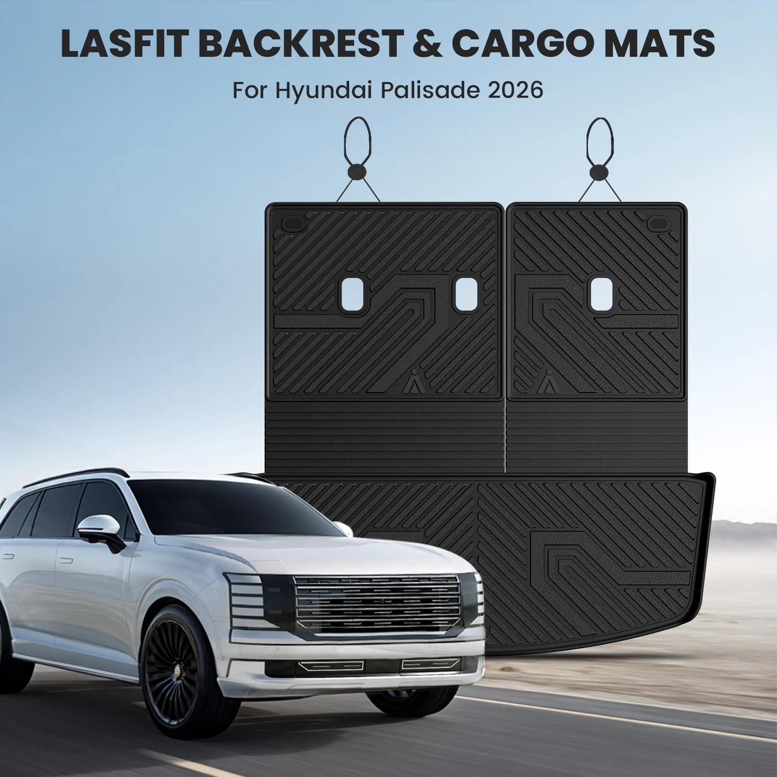 Fit for 2026 Hyundai Palisade Floor Mats or Seatback & Cargo Mat - Image 12