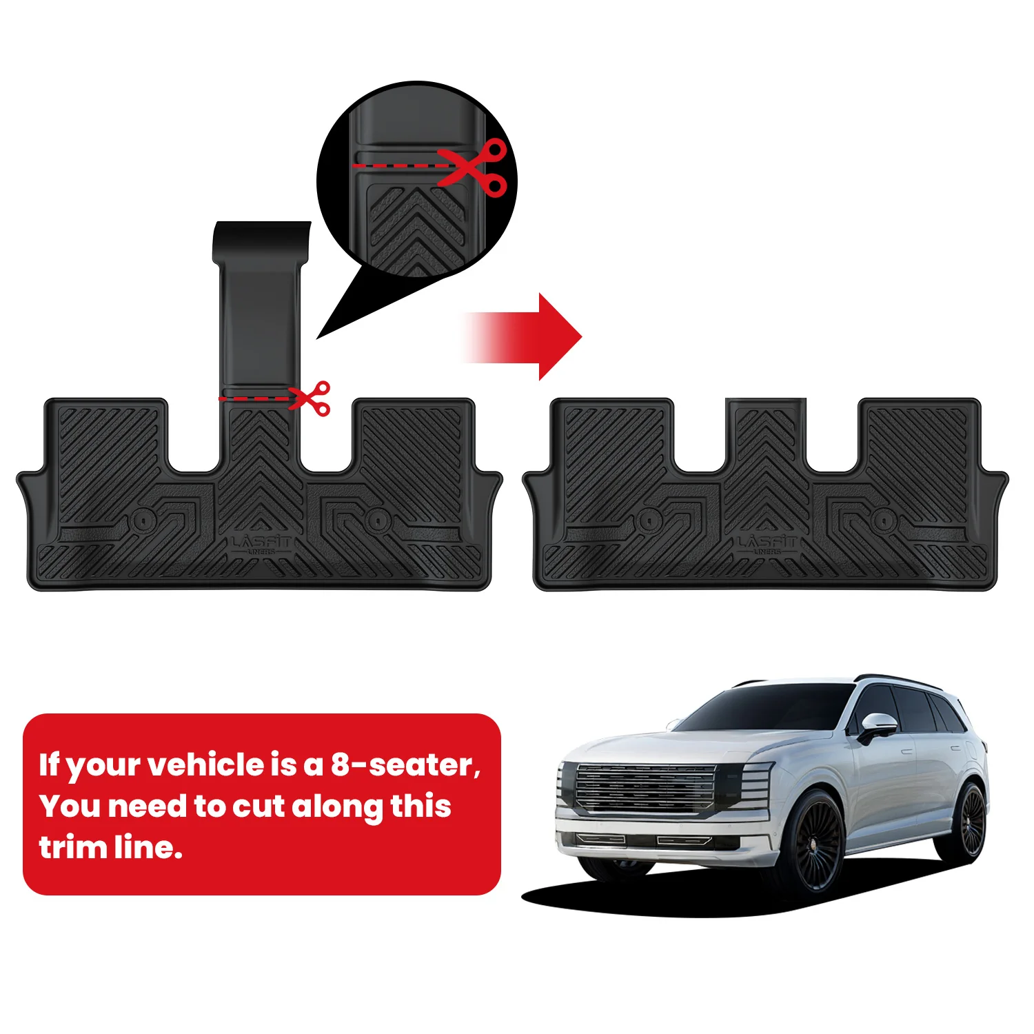 Fit for 2026 Hyundai Palisade Floor Mats or Seatback & Cargo Mat - Image 20
