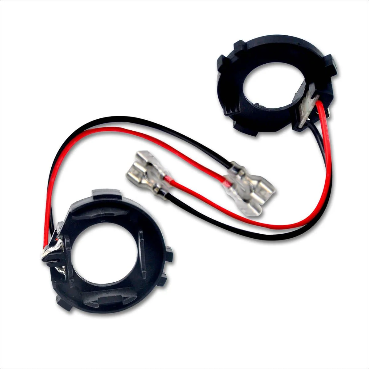 TK114 2x H7 LED Bulb Holder Adapter Retainer Fit for Mercedes-Benz Volkswagen - Image 2