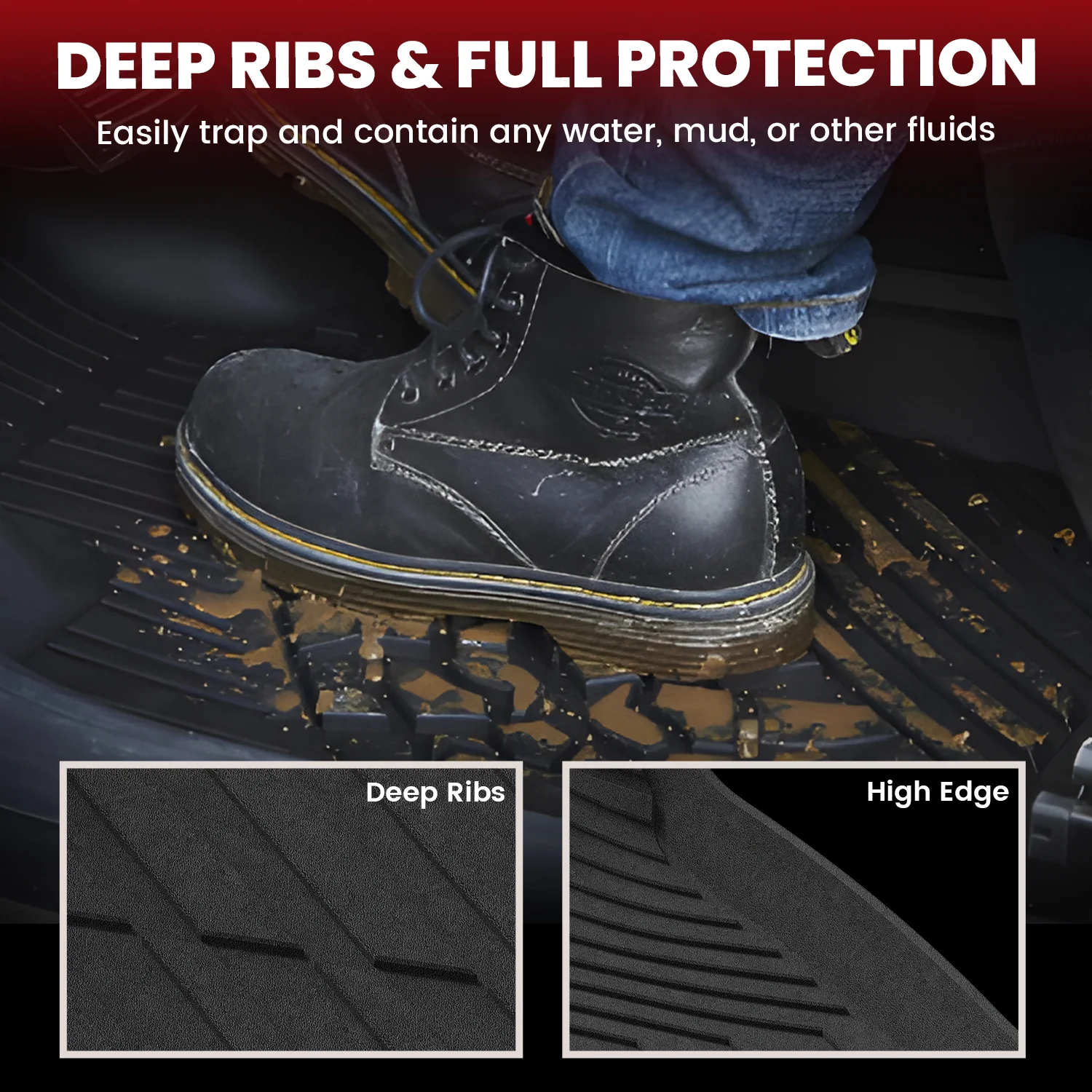 Fit for 2021-2026 Cadillac Escalade Floor Mats or Seatback & Cargo Mat,  Not for ESV & 2025 Escalade IQ - Image 15