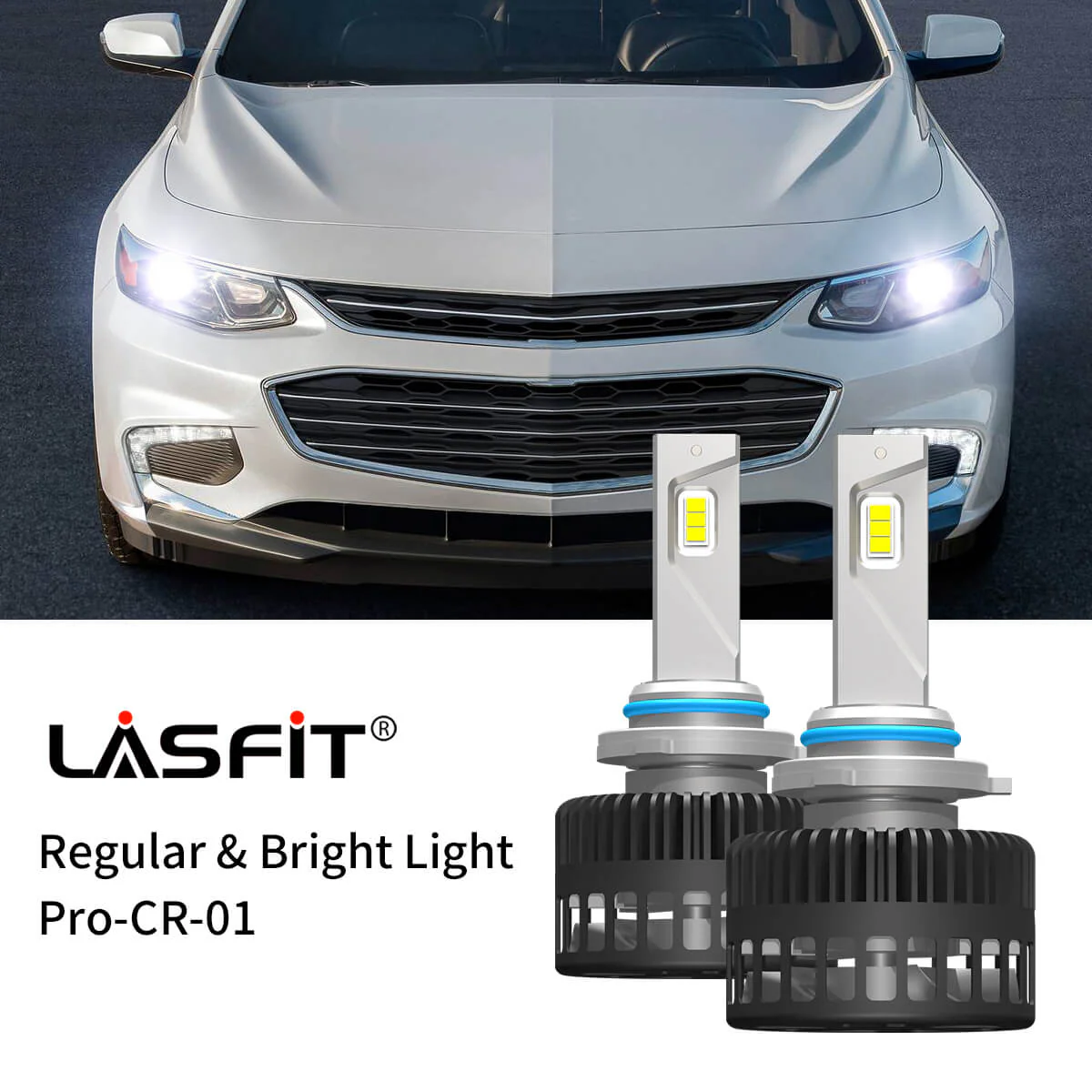 Fit for 2016-2018 Chevrolet Malibu Custom-Fit 9005 LED Bulbs w/Dust Cover Exterior Interior Light - Image 5