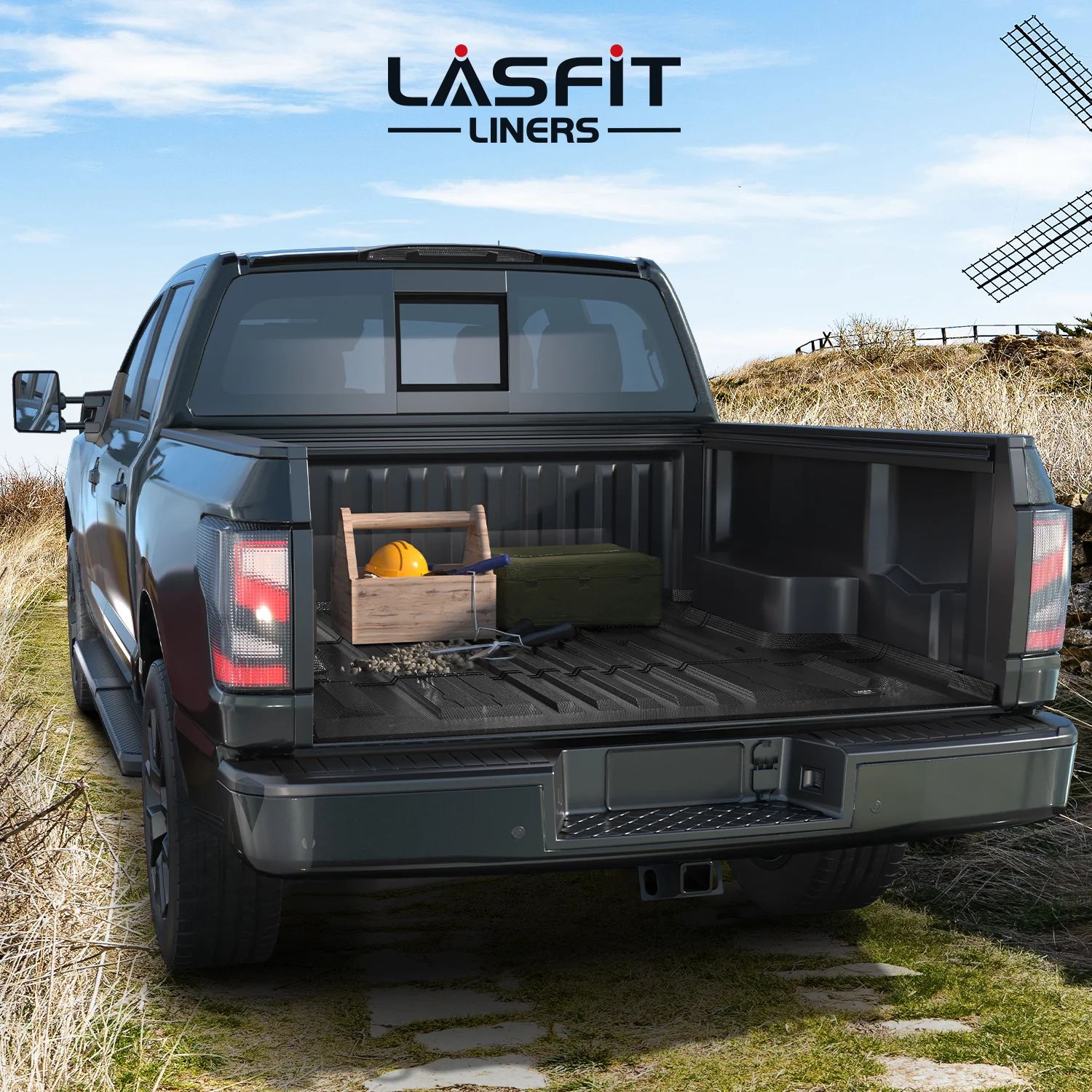 Fit for 2017-2024 Nissan Titan 67.0 inches Heavy Duty Truck Bed Mats, Not Fit Drop-in liners, Not Fit Equipped Truck bed storage - Image 8