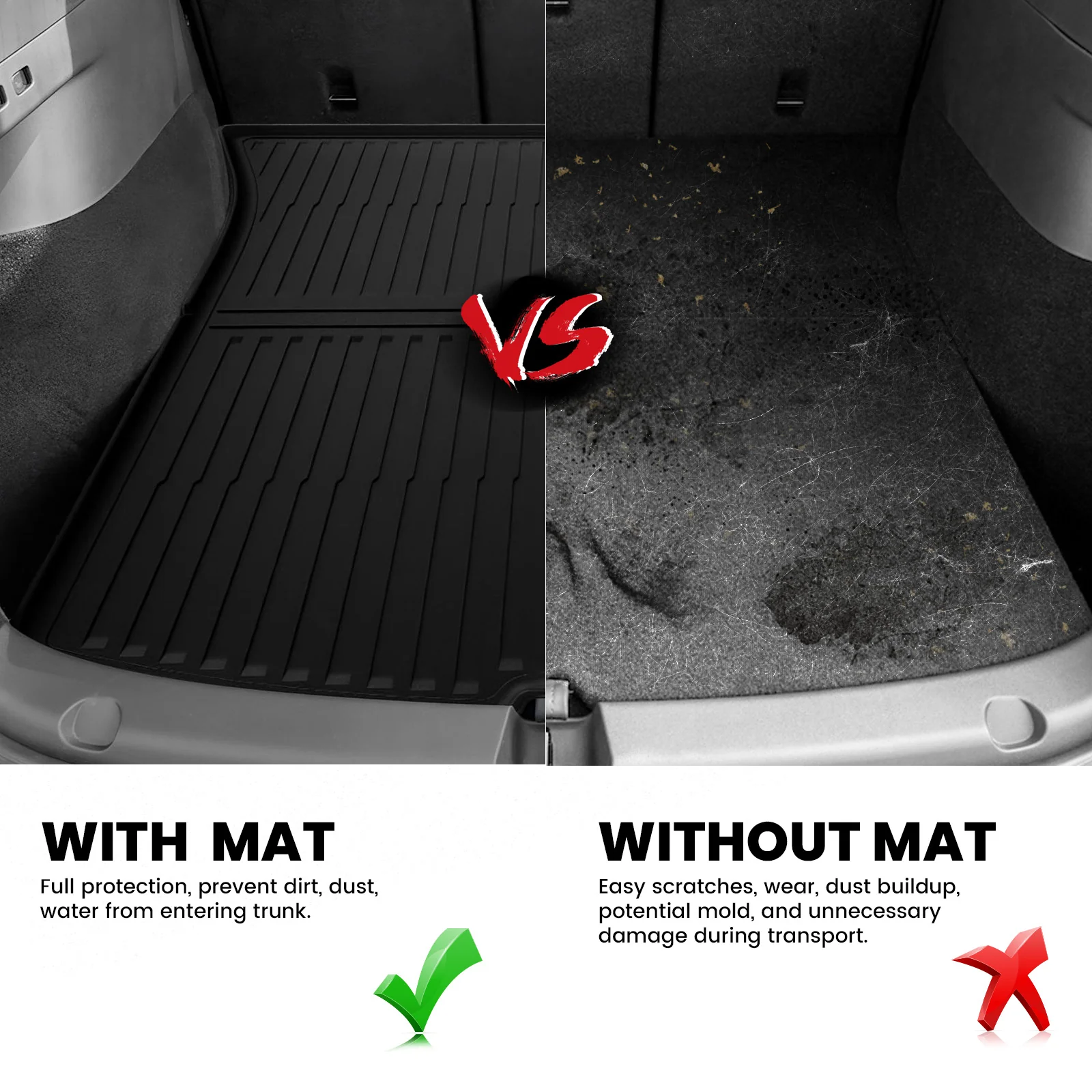 Fit for 2026 Tesla Model Y Floor Mats or Cargo or Frunk Liner or Trunk Well or Seatback Mats - Image 25