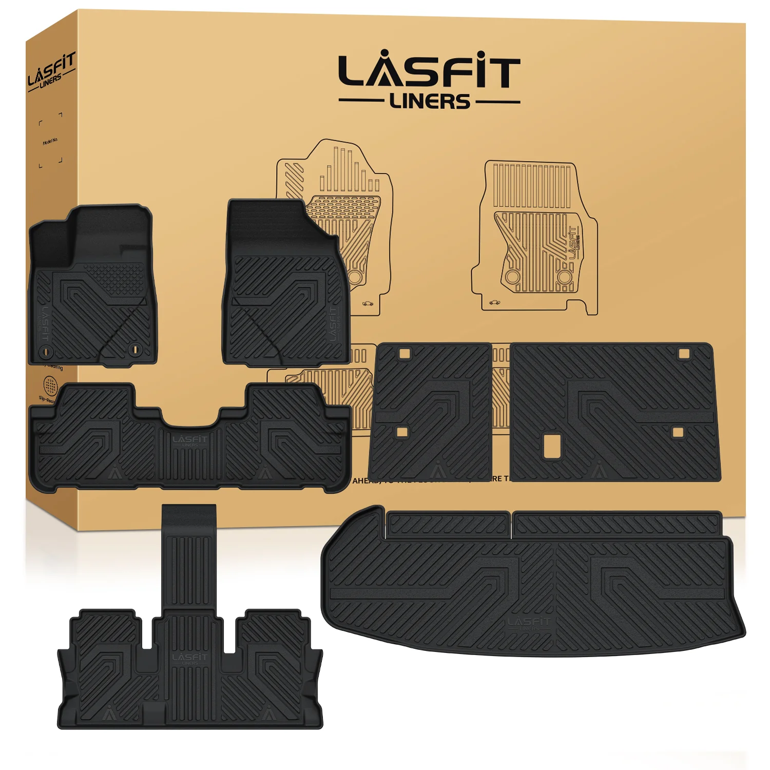 Fit for 2014-2019 Toyota Highlander Floor Mats or Seatback & Cargo Mats, Fit Gas Only - Image 12