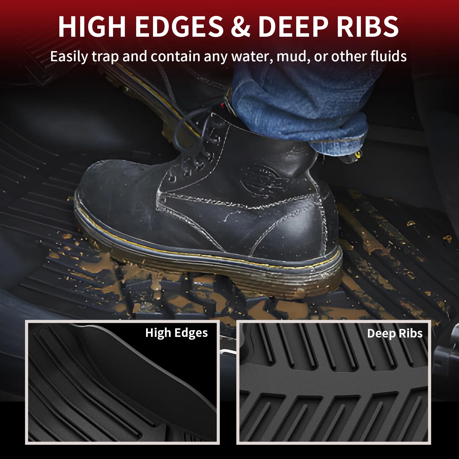 Fit for 2014-2019 Toyota Highlander Floor Mats or Seatback & Cargo Mats, Fit Gas Only - Image 8