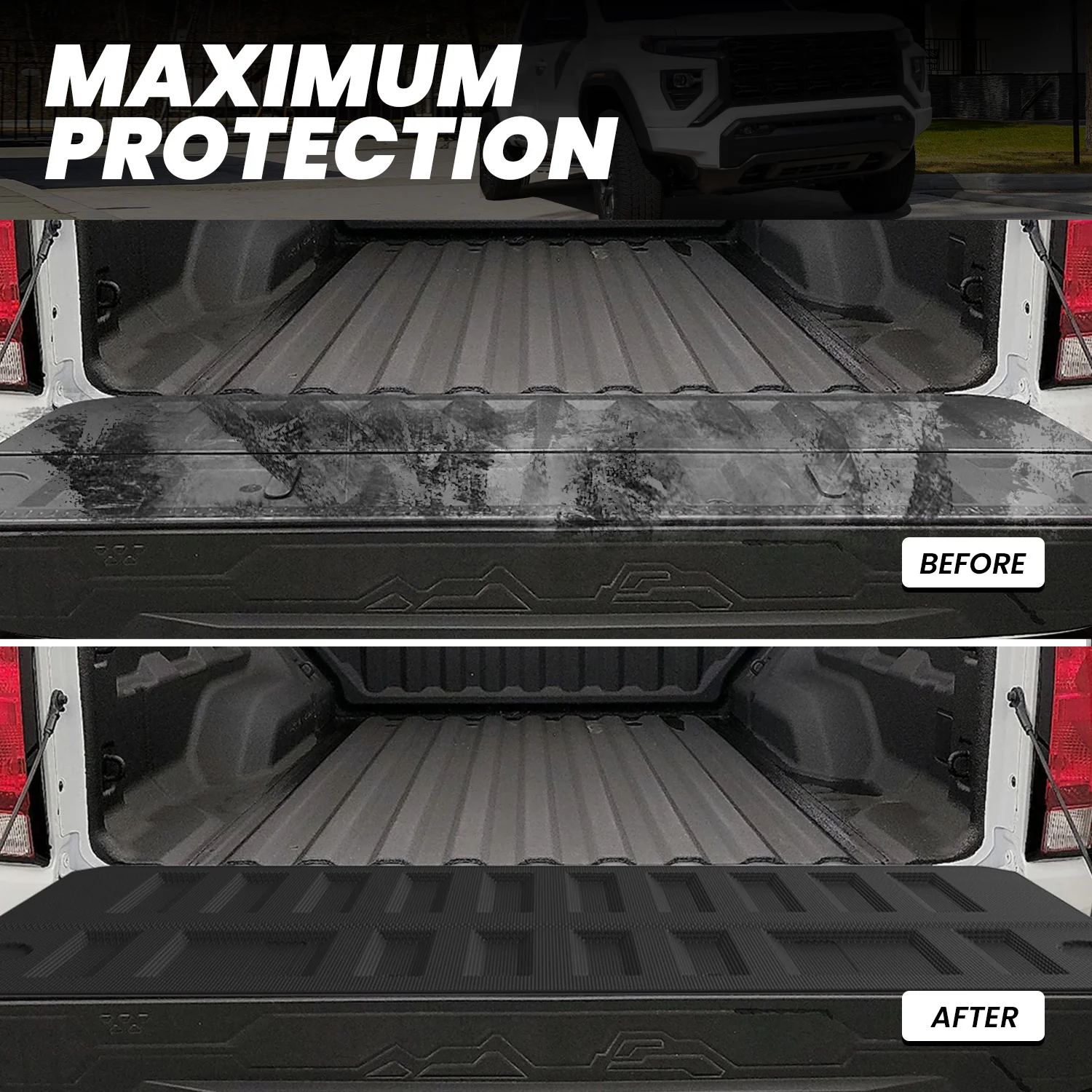 Fit for 2023-2026 GMC Canyon Heavy Duty 61.7"(5FT) Bed Mat or Tailgate Mat - Image 13