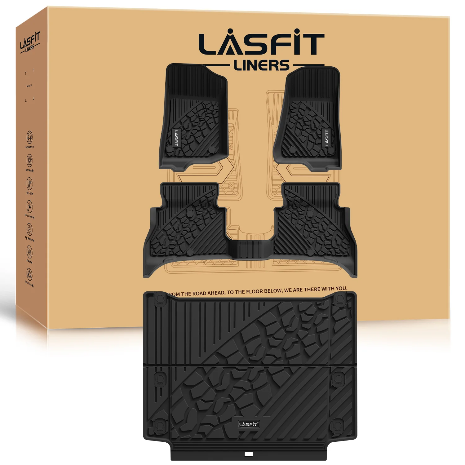 Fit for 2021-2025 Jeep Wrangler 4xe Floor Mats or Cargo Mat, Don't Fit Wrangler JL - Image 10