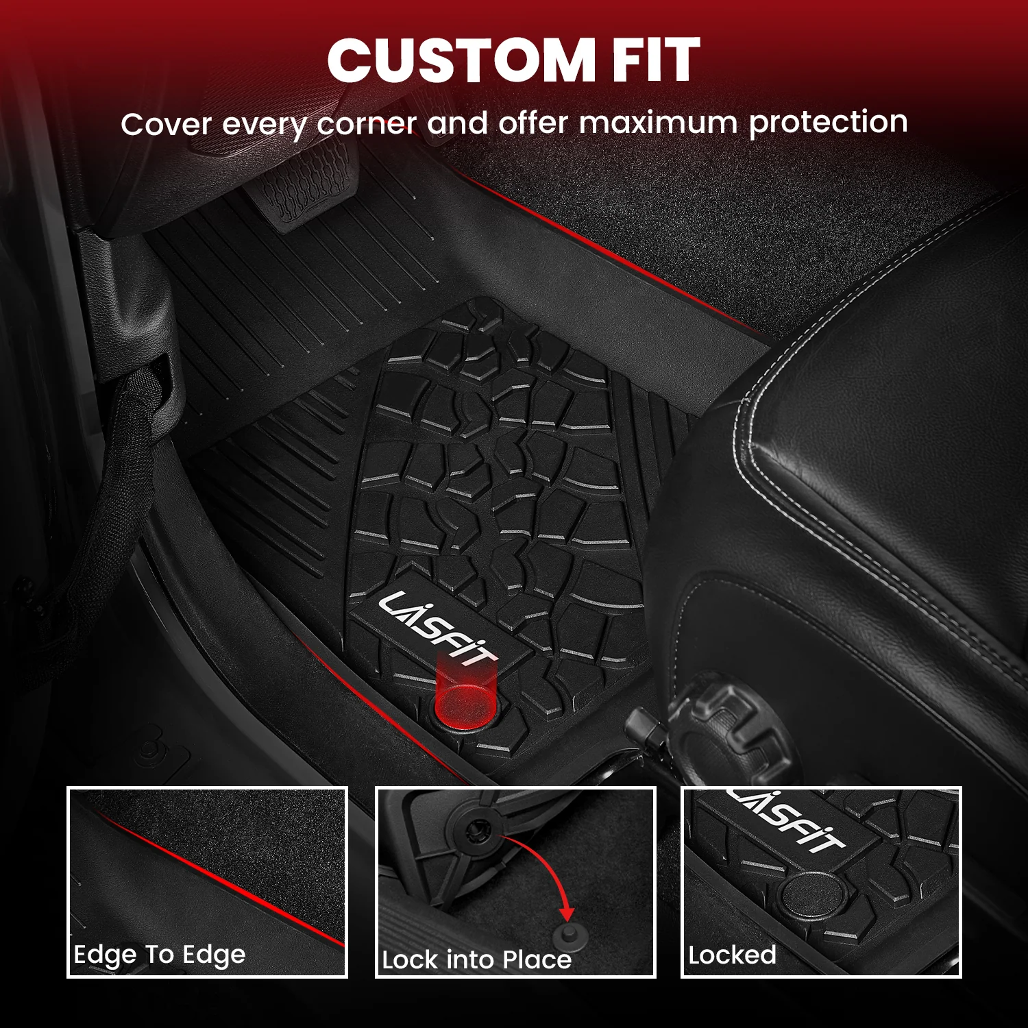 Fit for 2021-2025 Jeep Wrangler 4xe Floor Mats or Cargo Mat, Don't Fit Wrangler JL - Image 15