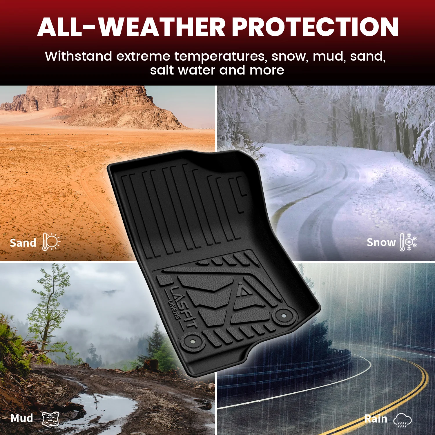 Fit for 2021-2025 Jeep Wrangler 4xe Floor Mats or Cargo Mat, Don't Fit Wrangler JL - Image 30