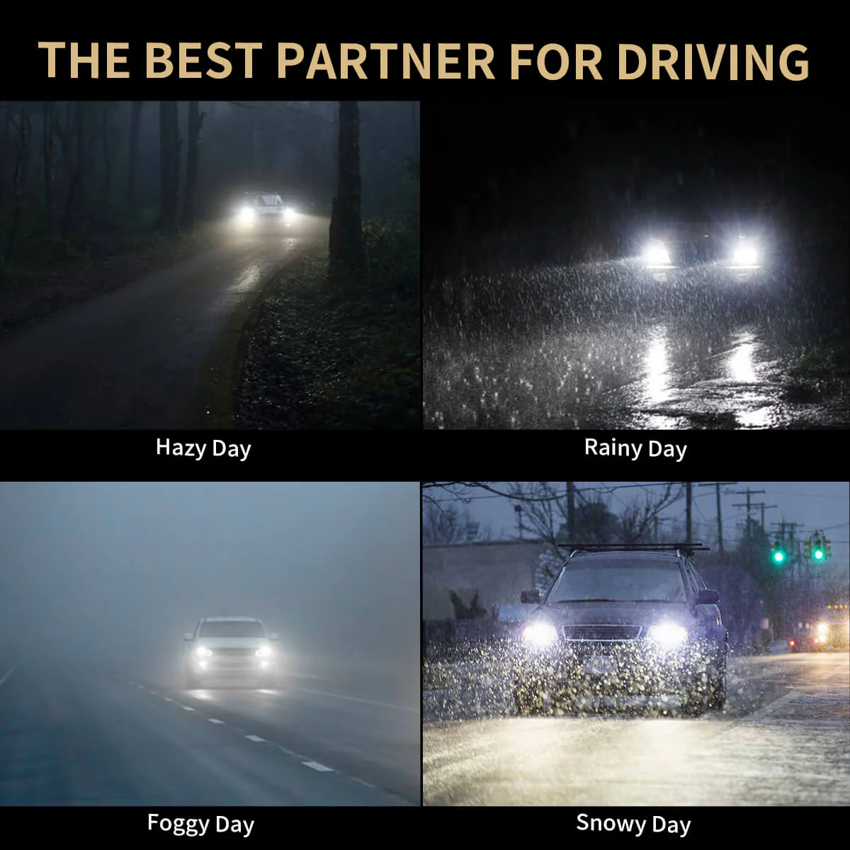 50W 5202 2504 PSX24W LC Plus Series | 5,000LM 6000K LED Fog Light Bulbs - Image 5