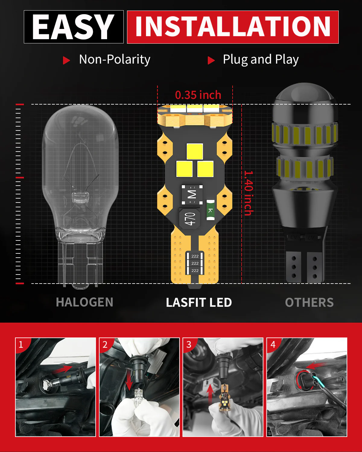 Fit for 2013-2015 Ram 1500 LED Bulbs Upgrade | Tested and Verified - Image 59