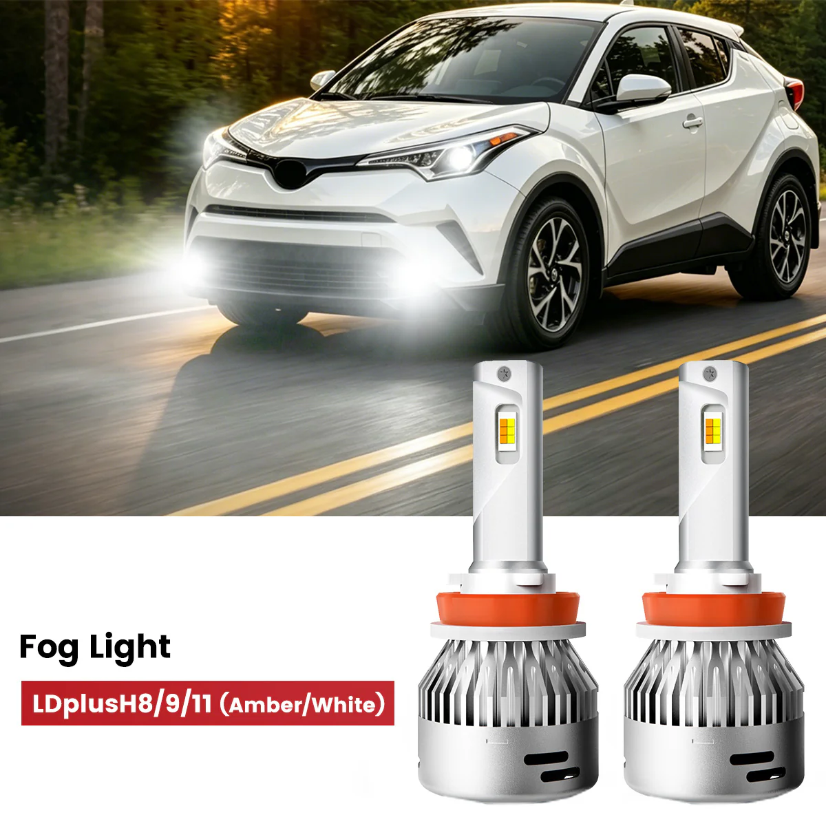 Fit for 2018-2019 Toyota C-HR LED Bulbs 9012 Exterior Interior Lights - Image 8