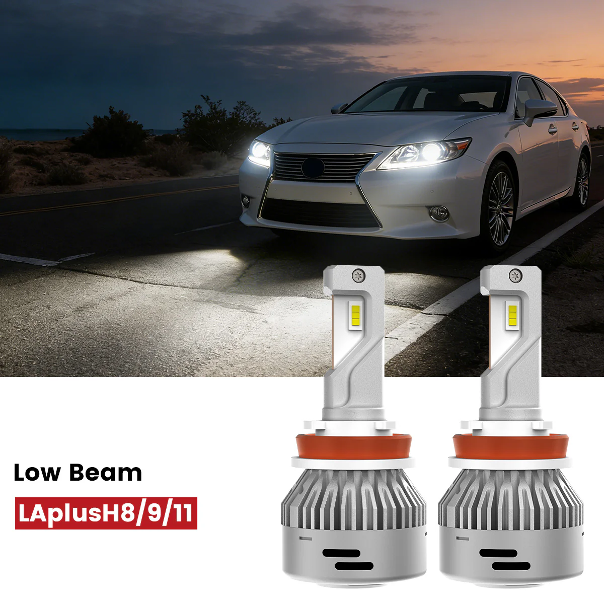 Fit for 2013-2015 Lexus ES350 LED H11 9005 Exterior Interior Light Bulbs - Image 5
