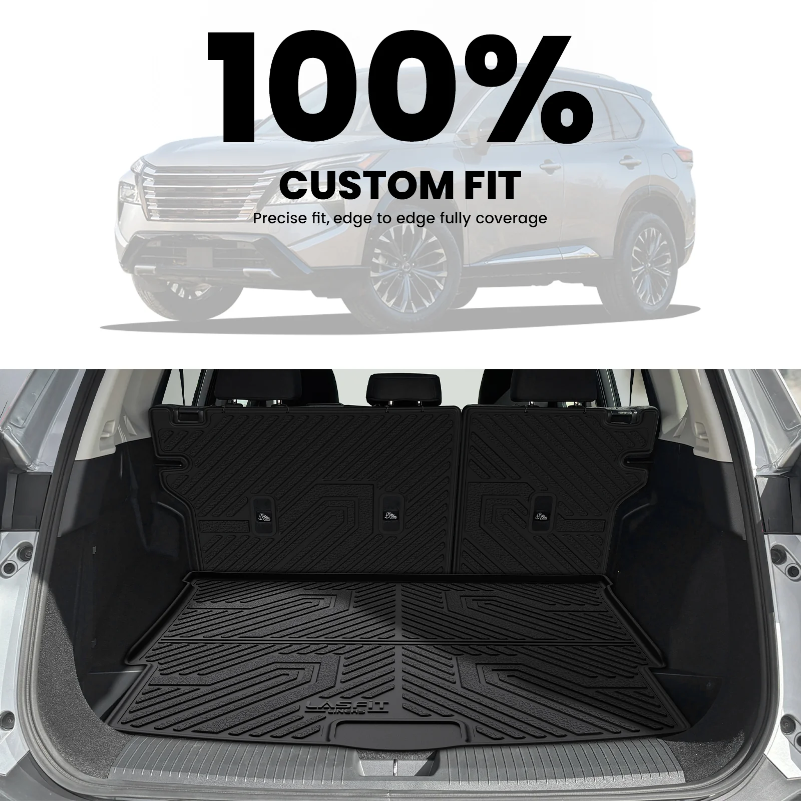 Fit for 2021-2026 Nissan Rogue TPE Material Floor Mats or Cargo Mat, Not for Sport - Image 40