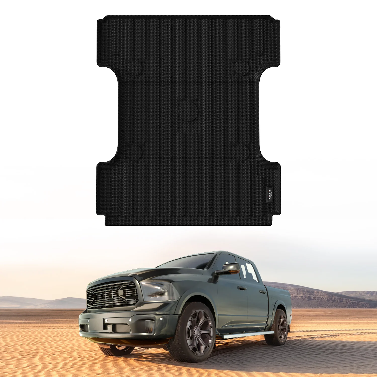 Fit for 2006-2018 Ram 1500 Heavy Duty Bed Mat or Tailgate Mat - Image 6
