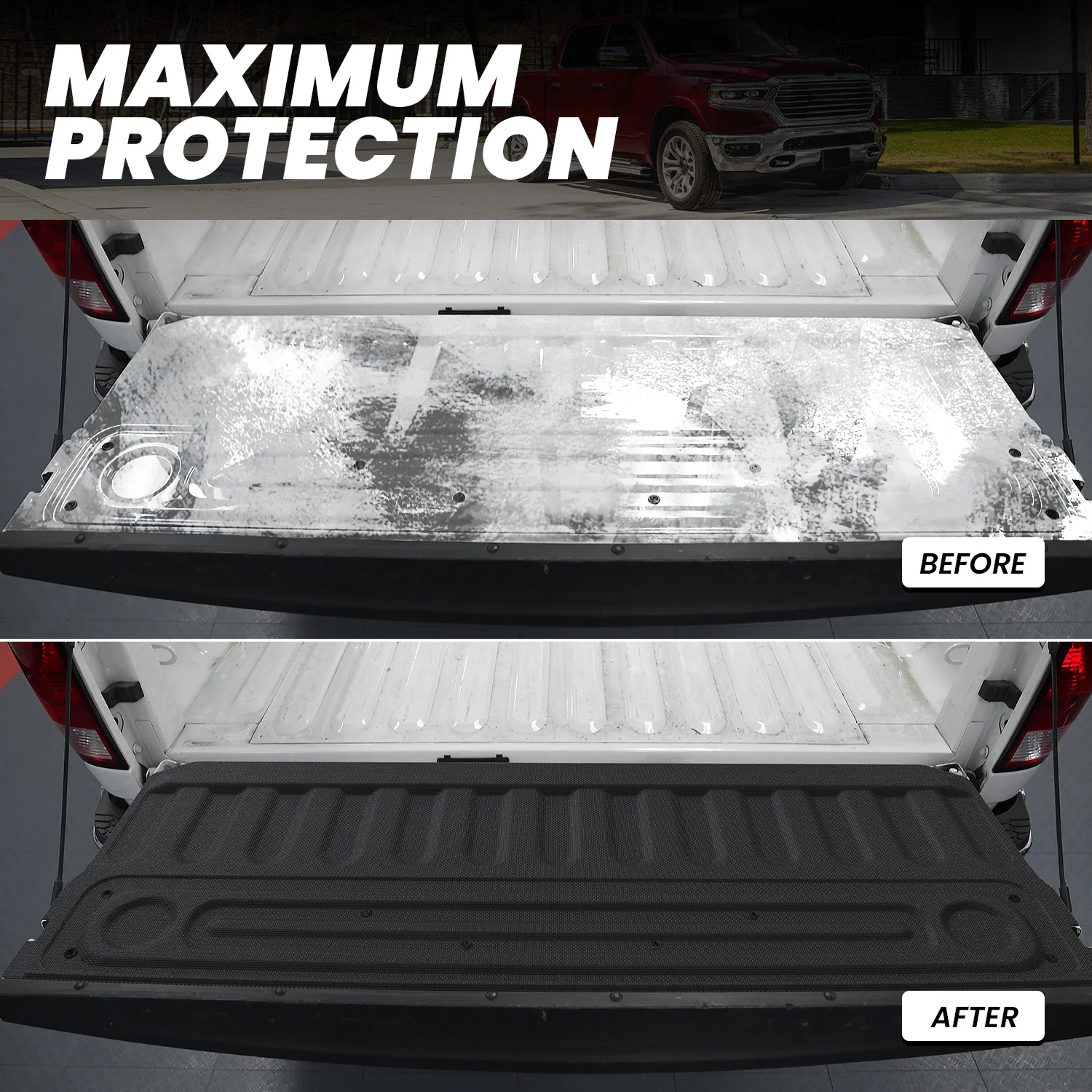 Fit for 2019-2024 Ram 1500 Classic Heavy Duty Truck Bed Mat or Tailgate Mat - Image 24