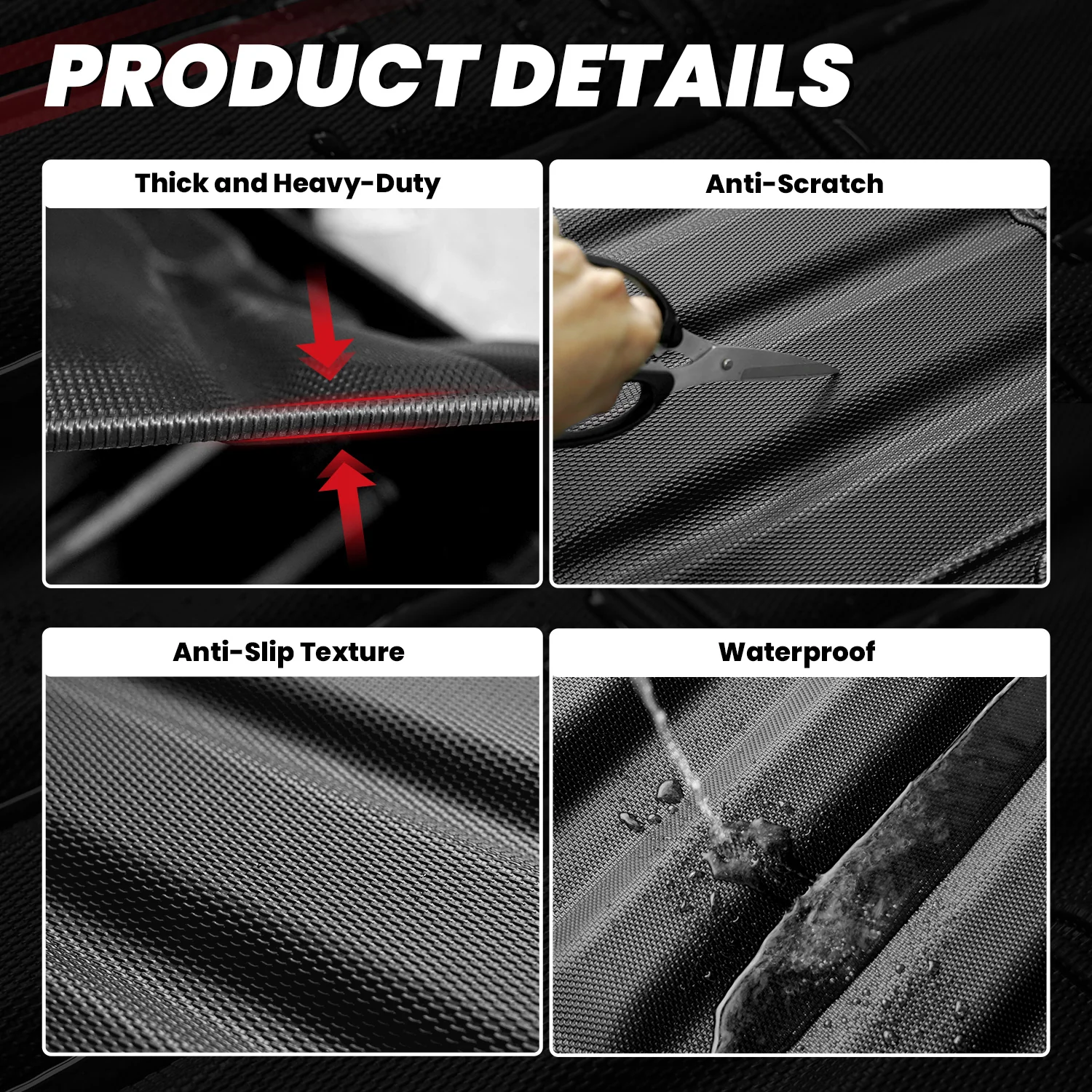 Fit for 2006-2018 Ram 1500 Heavy Duty Bed Mat or Tailgate Mat - Image 3