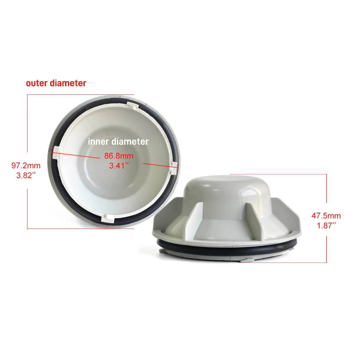 Fit for Toyota Highlander Lexus LX570 LED Bulb Dust Cover Seal Cap Waterproof OEM Design - Image 2