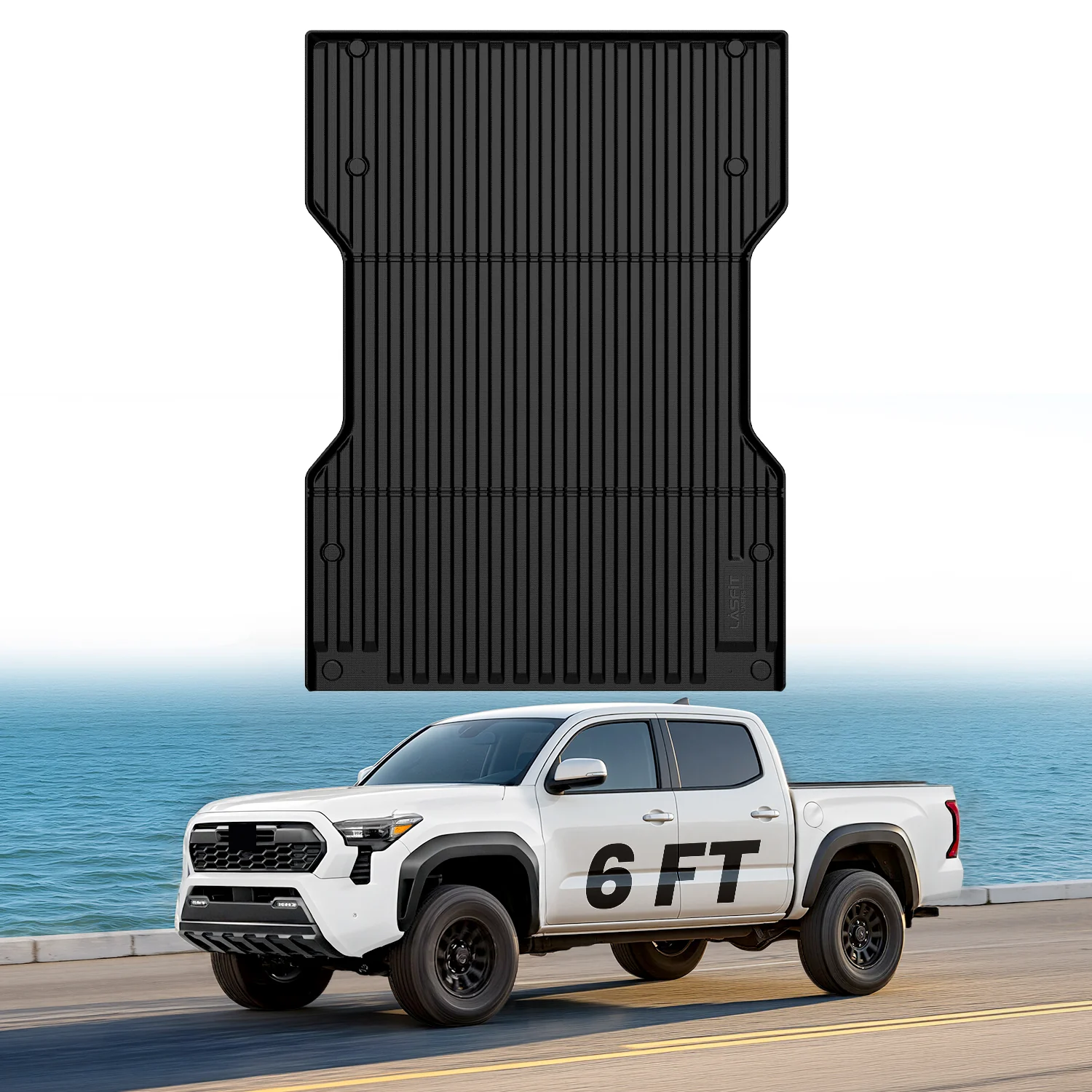 Fit for 2024-2026 Toyota Tacoma 5FT or 6FT Heavy Duty Truck Bed Mat or Tailgate Mat - Image 21