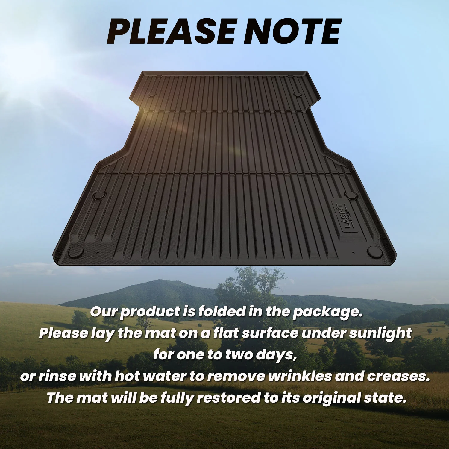 Fit for 2024-2026 Toyota Tacoma 5FT or 6FT Heavy Duty Truck Bed Mat or Tailgate Mat - Image 24